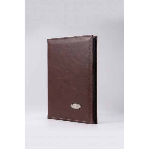 6" Leather Photo Album – Holds 240 Photos